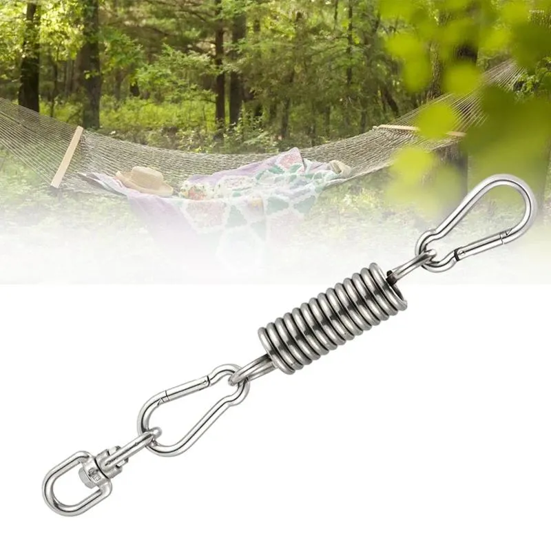 Camp Furniture Hammock Chair Spring Hook Set Rotating Outside Stainless Steel Heavy Duty Swivel For Yoga Patio Ceiling Chairs Garden