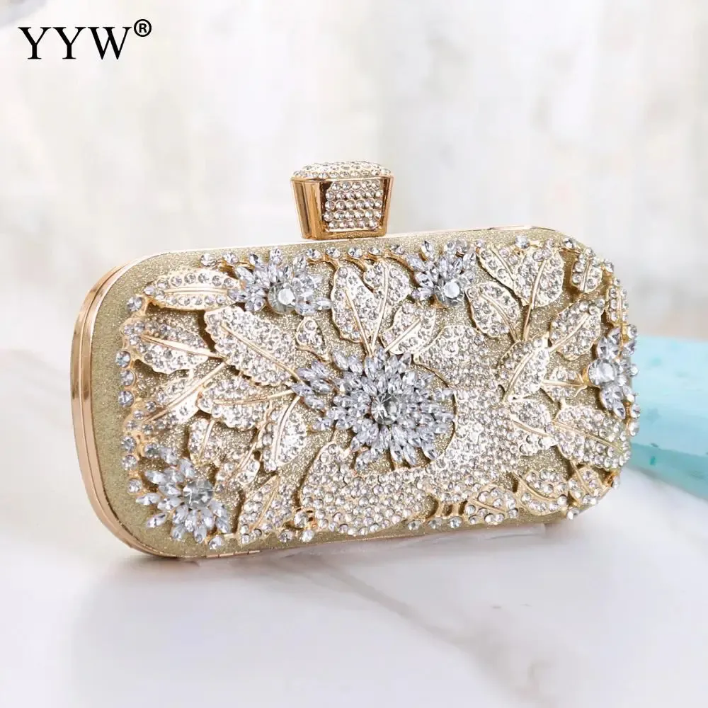 Kvinnor Sparkly Rhinestone Sequin Glitter Bag Evening Clutch Luxury Handbag Eleganta axelväskor Väska för Wedding Party Prom 240125