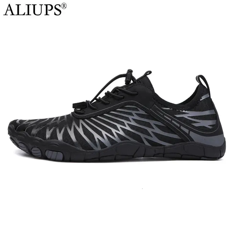 ALIUPS Zapatos de playa para hombres y mujeres, zapatillas de deporte transpirables de secado rápido para parejas, zapatillas de deporte para nadar, Surf, piscina para niños, gimnasio 240123