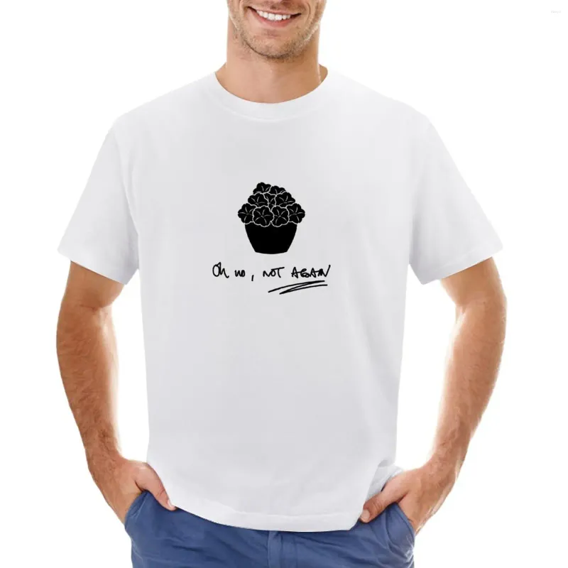 Polos pour hommes Oh non, pas encore... T-shirt de grande taille Tops d'été mignons T-shirts surdimensionnés pour hommes Pack