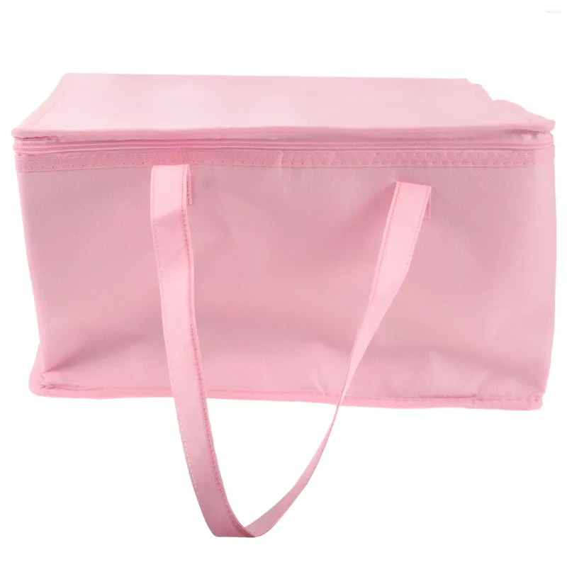 Yemek takımı pastası yalıtım çantası alışveriş sepeti çantaları bakkal için teslimat TRAVLFI Taşınabilir Ambalaj Yalıtımlı Dokunmasız