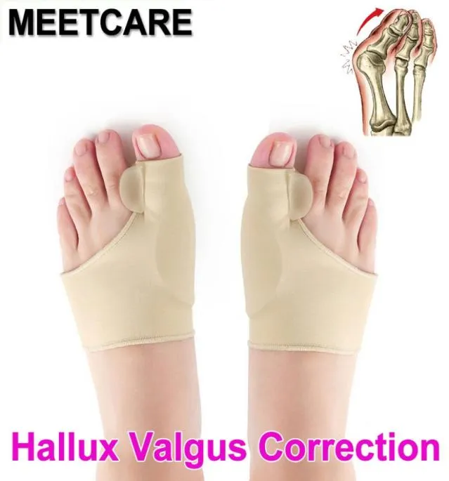 Bunion Gel Socks Sleeve Hallux Valgus Devicus Foot Pain LeariveEdive Delive Care Silicon Ortics親指の重複補正6033708