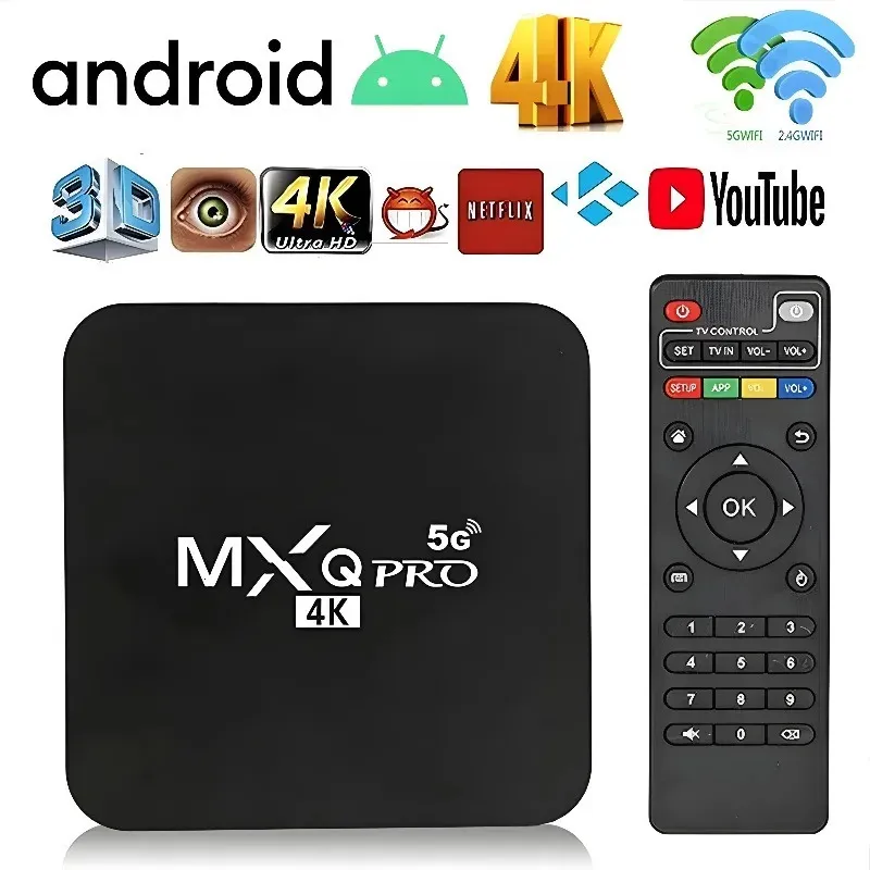 MXQpro RK3229 64 Go Android 101 Smart TV Box 4K Media Player BOX 71 4 Go 32 Go Télécommande Set Top 240130