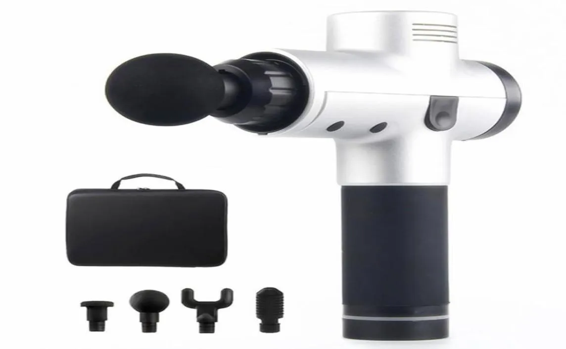 selling new massage gun Muscle Massager rechargeable muscle stimulator deep tissue massager body relaxing and slimming DHL UPS3986304