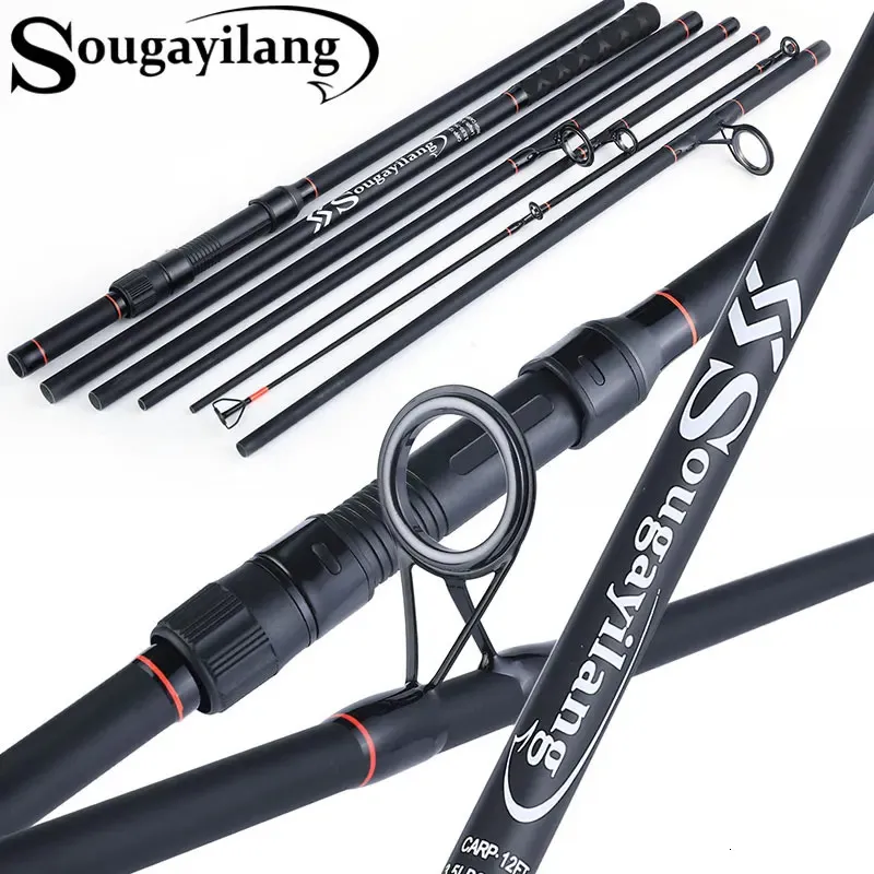 Canna da pesca alla carpa Sougayilang 3.0 / 3.6m Canna da spinning in fibra di tutto cabon Max Drag 15Kg Canna da spinning per carpa spigola Pesca alla trota 240125