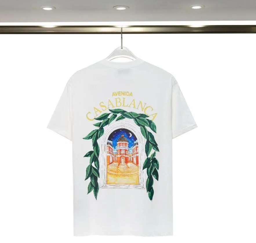 Woens Designer T-shirts Luxe T-shirt Heren Casablanca Luxe T-shirts voor mannen Top Oversized T-shirt Casablanc Shirt Casa Blanca Kleding Mode Zomer Ronde hals Korte mouw