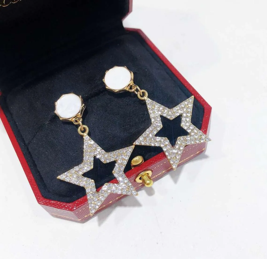 Temperament five pointed star Earrings long earrings simple trendy Star Earrings personalized ear accessories4810996