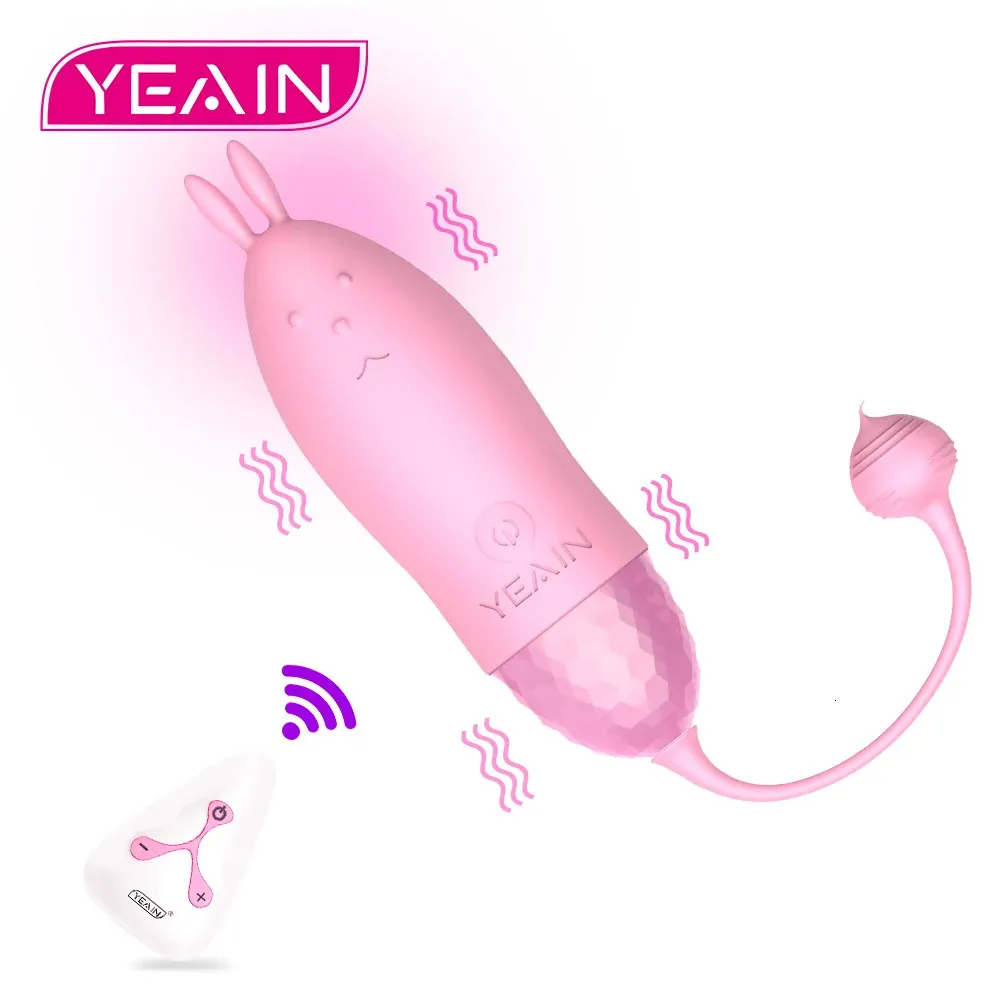 YEAIN Afstandsbediening Vibrerend Ei Vibrator Seksspeeltjes Clitoris Stimulator Vaginale Massage Bal Volwassen Masturbator Erotische Producten 240130