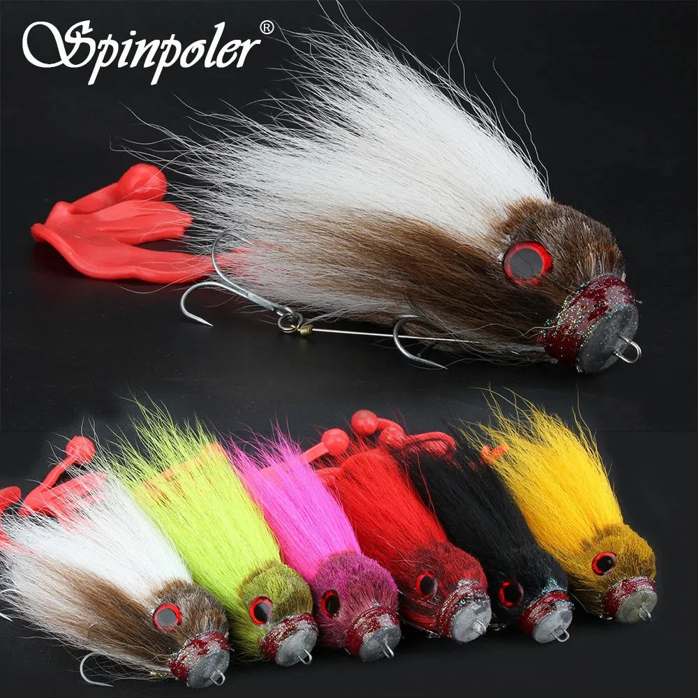 Spinpoler gros brochet d'eau salée souris appât de pêche 22 cm 85g Swimbait leurre de pêche doux artificiel pêche à la mouche pour la pêche au brochet et au bar 240123