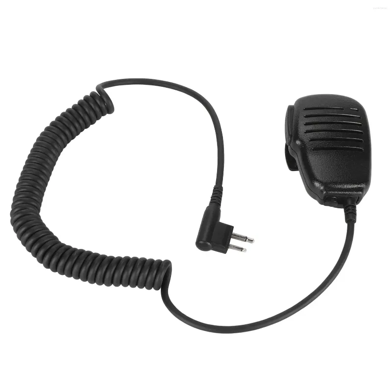 Walkie talkie portátil alto-falante microfone durável confiável remoto para pmr446 pr400 mag um bpr40 a8 ep450 au1200