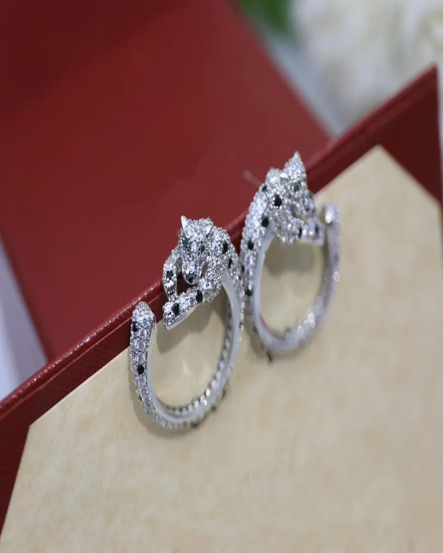 Designer Earrings Animal Real 925 Sterling Ear Cuff Silver Earring Wedding Engagement Jewelry for Women Girls1580449