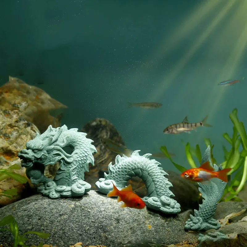 dragon fish tank accessories Glowing Sea Aquarium Decoration This unique ornament is certain to become a centerpiece of your underwater environment New Fish Tank Decoration Realistic
