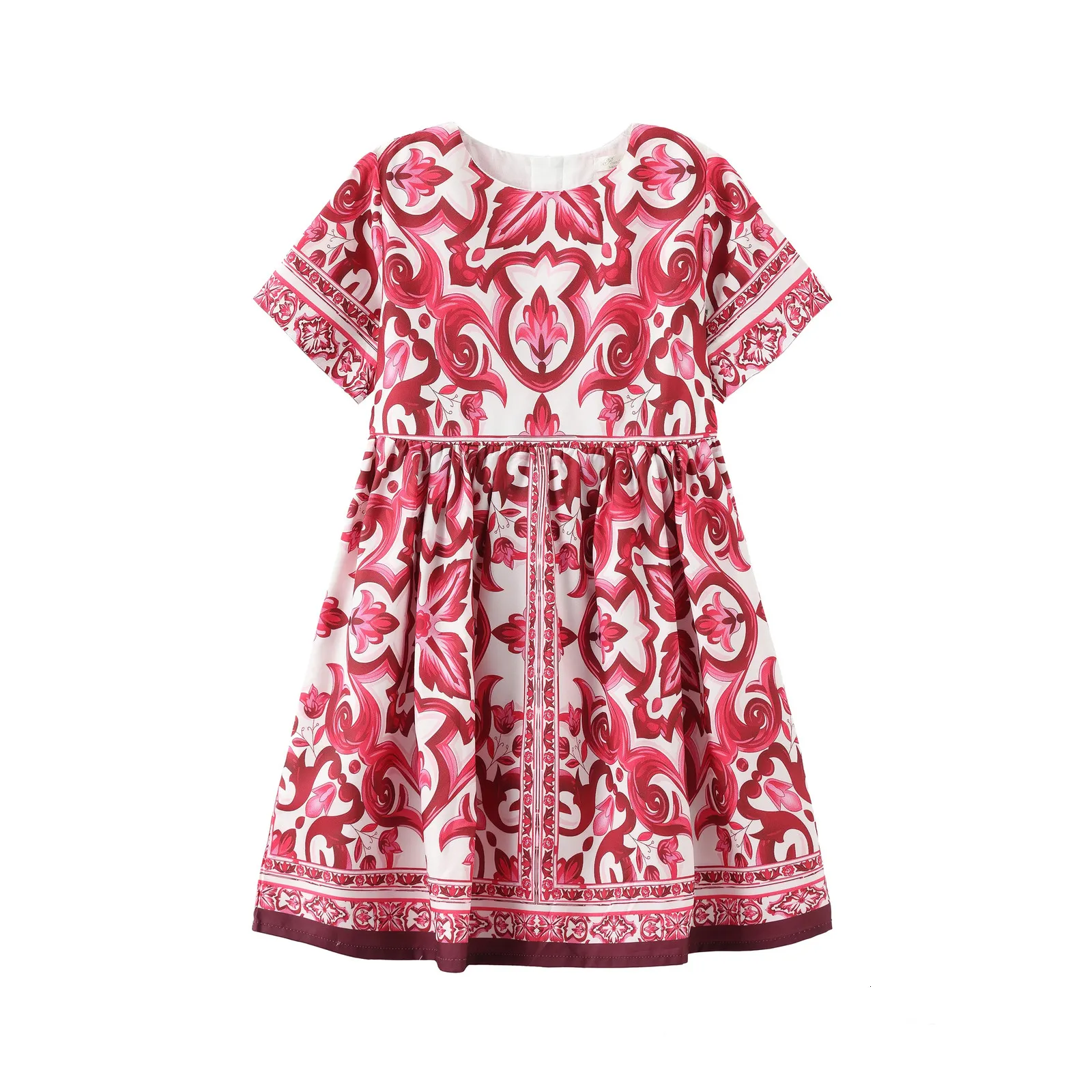 Design Kinder Kleider für Mädchen Kleidung Ärmellose Kinder Kleidung Prinzessin Kleid Sommer Für Baby Mädchen 210Y 240131