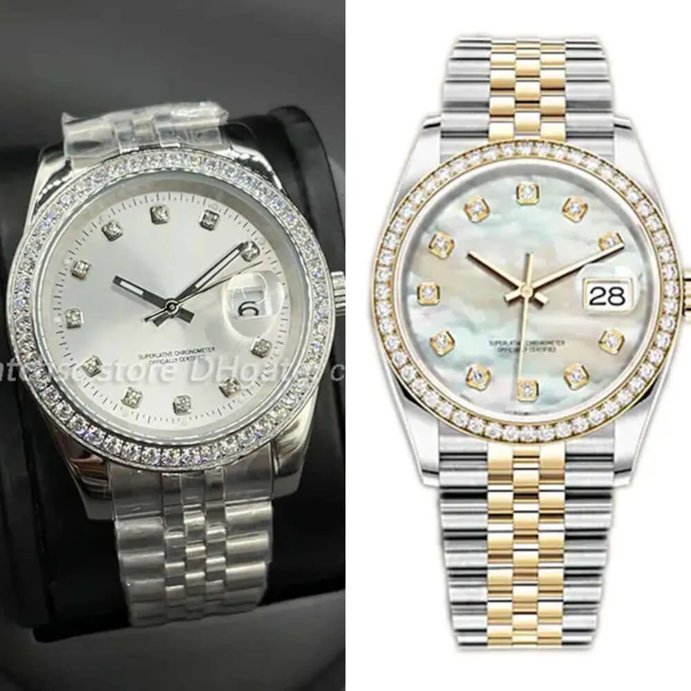 Rörelse 41mm Automatisk - 36mm Watchsc Watch Mechanical Mens Womens Bezel Stainless Steel Diamond Lady Waterproof Luminous Wrist Designer Watches 31mm 28mm 001 ES