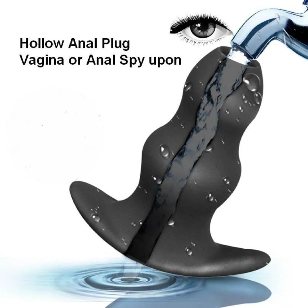 Silicone Anal Cleaner Plug Head Anus Trainer Vagina Dilator Douche Washing Intestine Constipation Female Private Care Products5963856