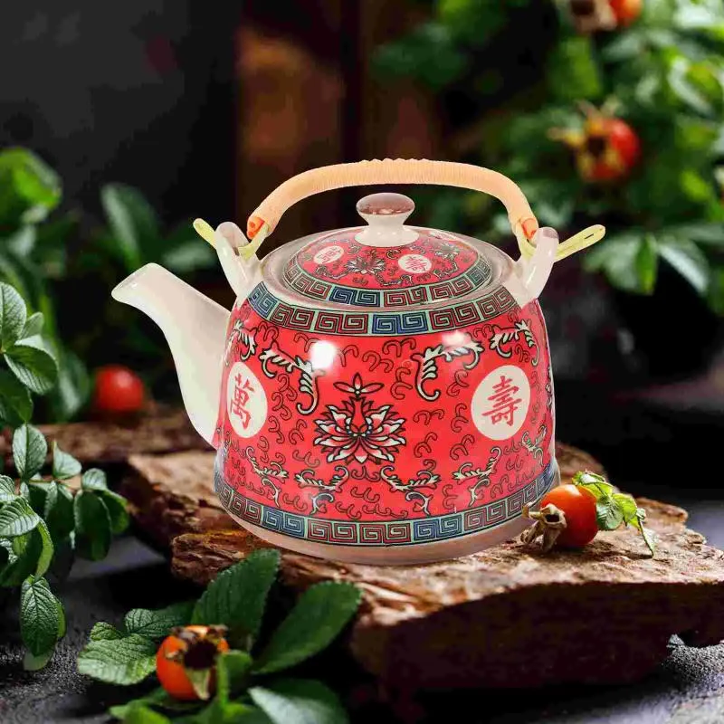 Zestawy naczyń stołowych Retro Teapot Kemping Kettle Chińskie miota