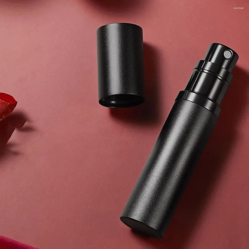 Garrafas de armazenamento mini spray perfume atomizador garrafa recarregável portátil cosméticos recipiente líquido viagem pulverizador bomba vazia