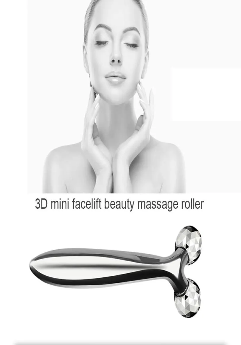 3D-Rollenmassagegerät, 360° drehbar, dünnes Gesicht, Ganzkörperform-Massagegerät, Hebe- und Faltenentferner, Gesichtsmassagegerät, Y-förmiges Massagegerät