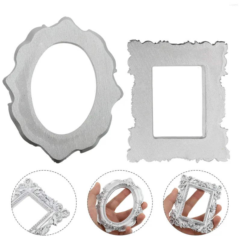 Frames Po Frame Ornaments Picture Mini Props For Jewelry Miniature Plastic Handheld