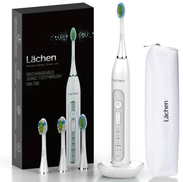 Global Version Lachen T8 Electric Toothbrush Upgraded Adult Waterproof Ultra automatic Toothbrush USB Rechargeable 2103105723797