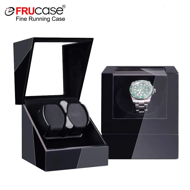 FRUCASE Multicolor Watch Winder For Automatic Watches Watch Box USB Cable with Battery Option 10/20 240129