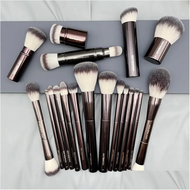 Makeup Brushes Brocha Hourglass Fl Set Of Brush B Powder Foundation Contour Eye Shadow Concealer Eyeliner Smudger Drop Delivery Heal Dhs18