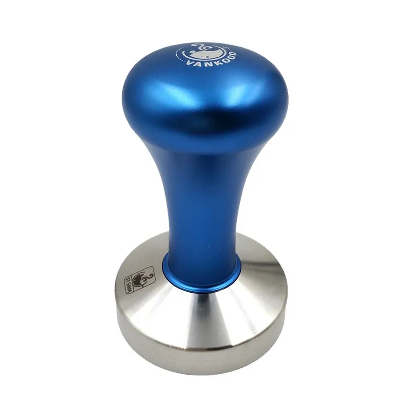 Tamper à café expresso bleu, Machine à café, presse à Base plate, accessoires Barista 51mm 57.5mm 58mm 240130