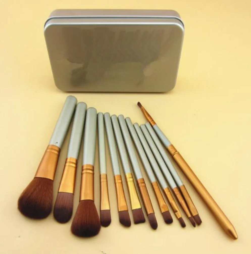 Naked 3 Professionnel 12 PCS Pinceau de maquillage Cosmétique Visage Maquillage Brosse Outils Ensemble DHL 4488038