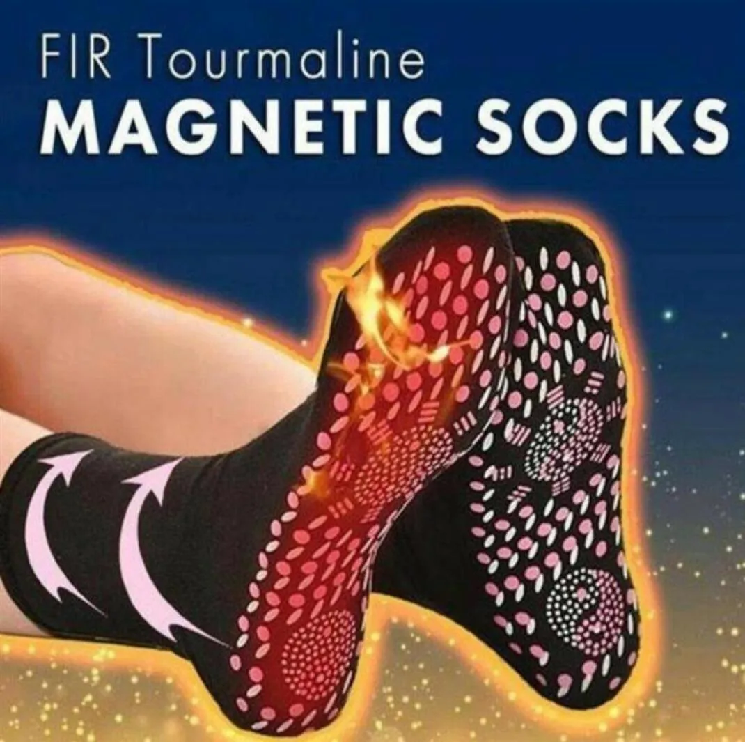 Tourmaline Magnetic Socks Self Heating Therapy Magnetic Socks Unisex Magnetic Therapy Massage Socks 10pair151R4055859