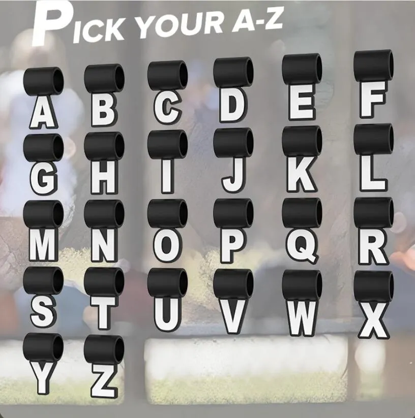 DHgate.com:Titanium Sport Accessories 26 Letters Pick Silicone Numbers ...