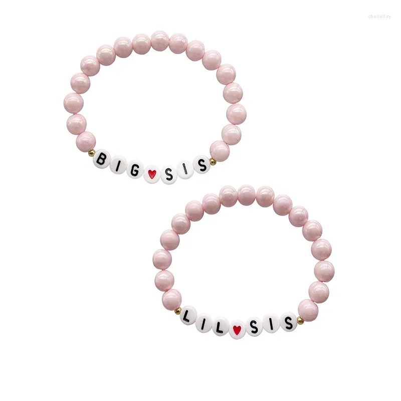 Strand Little Sister Elastic Bracelet For Women Girls Classic AB Beads Fashion Jewelry Business Travel Office Career Bridal