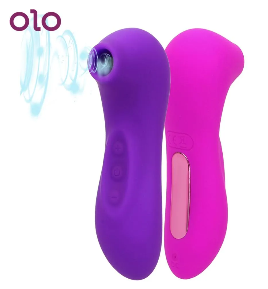 Danceyi OLO Clit Sucker Vibromasseur Mamelon Sucer Clitoris Vagin Stimulateur Sexe Oral Léchage Fellation Langue Vibrant Sex Toys pour 5396896