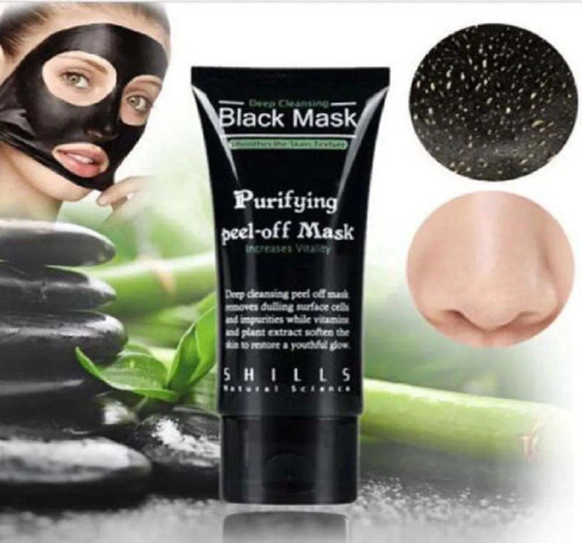 SHILLS Deep Cleansing Black MASK 50ML Blackhead Facial Mask For Dhl7167028