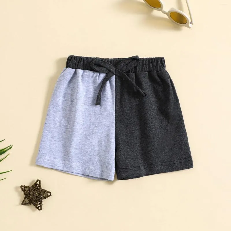 Pantalons pour tout-petits garçons et filles, short solide, salopette décontractée pour enfants, vêtements