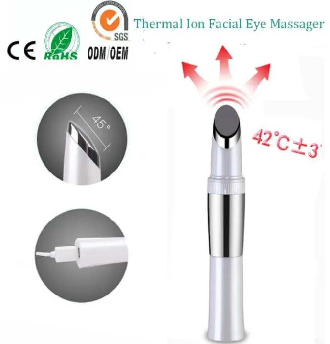 Contrôle tactile électrique micro vibration ionique visage yeux front beauté soins de la peau anti-rides raffermissant masseur stylo bâton magique C4608893