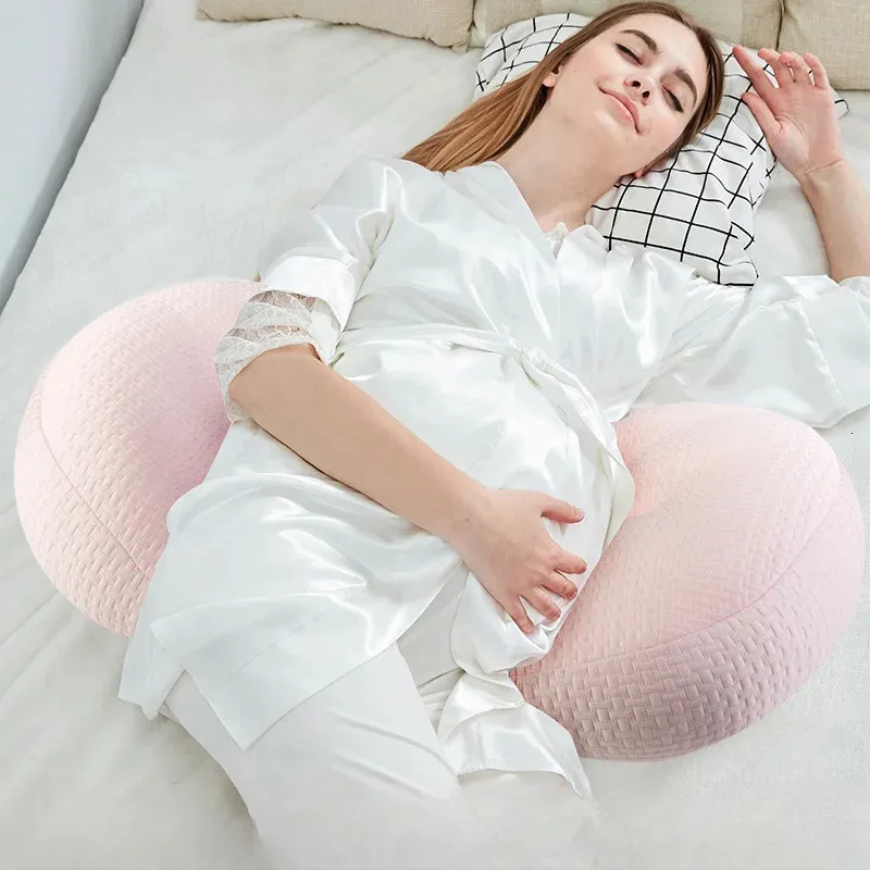 Cuscino di gravidanza multifunzionale Cuscino regolabile Protezione della vita Sleeple Nashing Custù a forma di U FORNITURE DI BRENCANZA 240119