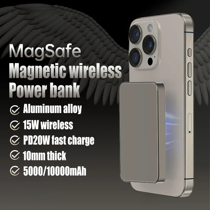 KUULAA Power Bank Magnetico 10000mAh 20W Caricatore Wireless per Telefono Batteria Esterna Ricarica Rapida per iPhone Serie 17 16 PowerBank  202192403