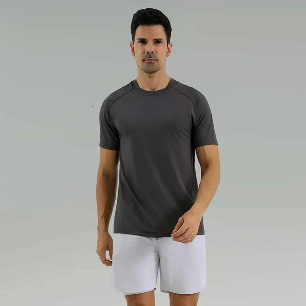 Lu Align Metal Alternatives Mens Vent Tech SS 2.0カバーアップTシャツランニングセットレモンLLジョガーLU-08 2024