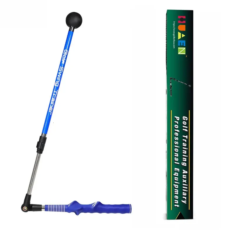 Golf Swing Trainer Exerciser Aid Adjustable Portable Golf Training Aid to Improve Hinge Forearm Rotation Shoulder Turn Light 240122