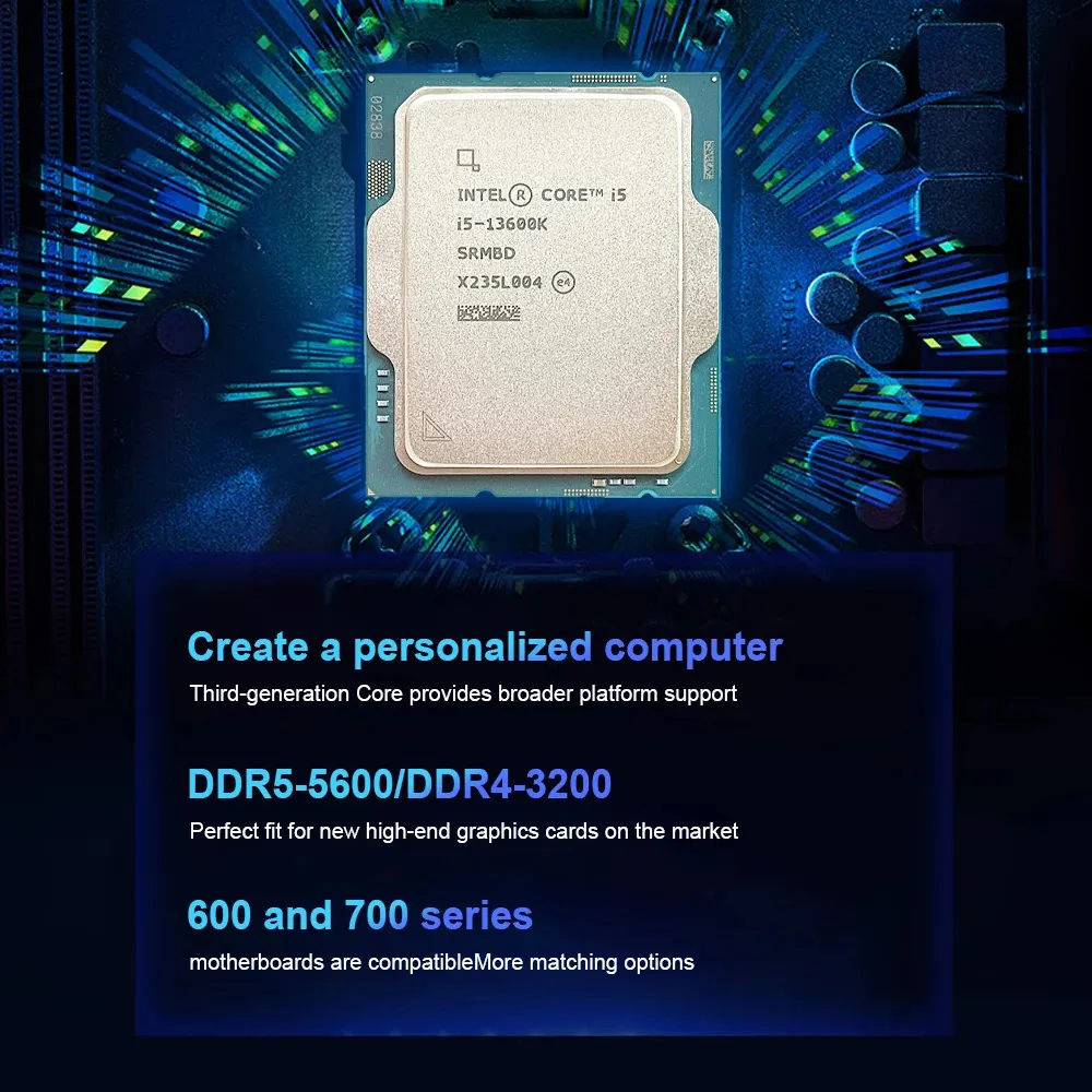 Intel Core i5-13600K CPU - 14-Core 3.5 GHz Gaming Processor
