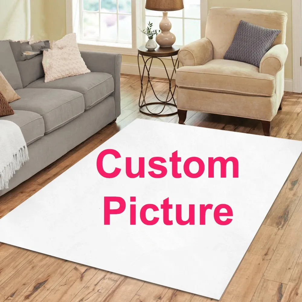 Custom Carpet Rug Printed Rectangle Area Rugs for Adult Yoga Mats Living Room Decorative Drop Personalized Doormat 240123