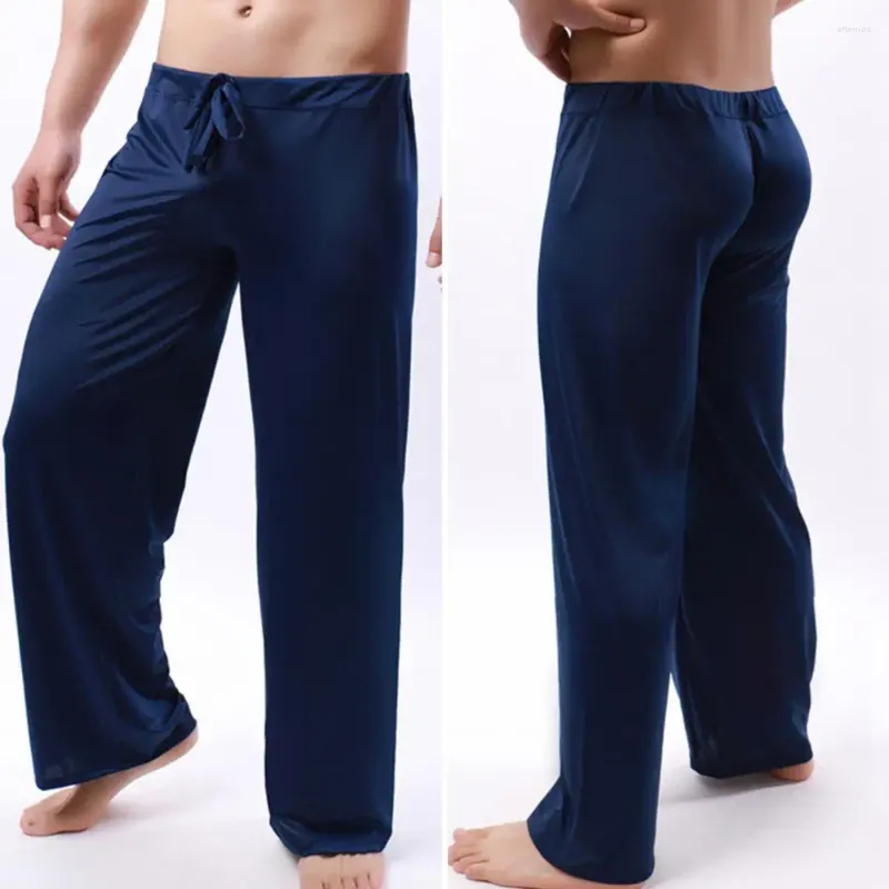 Vêtements de sommeil pour hommes pantalon de yoga masculin couleur
