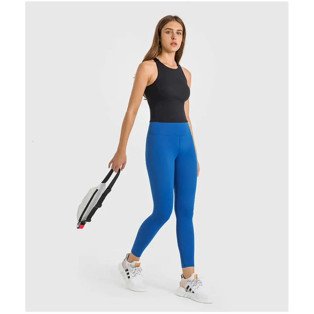 Lu Align Align Substitutes Hoge taillebroek Wandelhardlooplegging Broekset Lemon LL Jogger Lu-08 2024