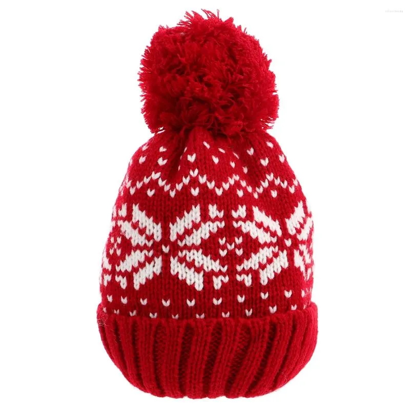 Bérets Version coréenne Pullover Chapeau en tricot Chapeaux de vacances Fourniture de fête