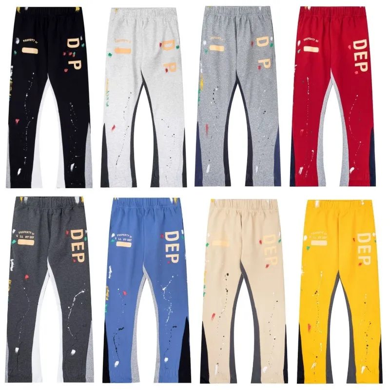 calças moletom designer calças de suor mulheres calças de suor dos homens corredores algodão casual cintura elástica em linha reta comprimento total graffiti impressão sweatpants jogging