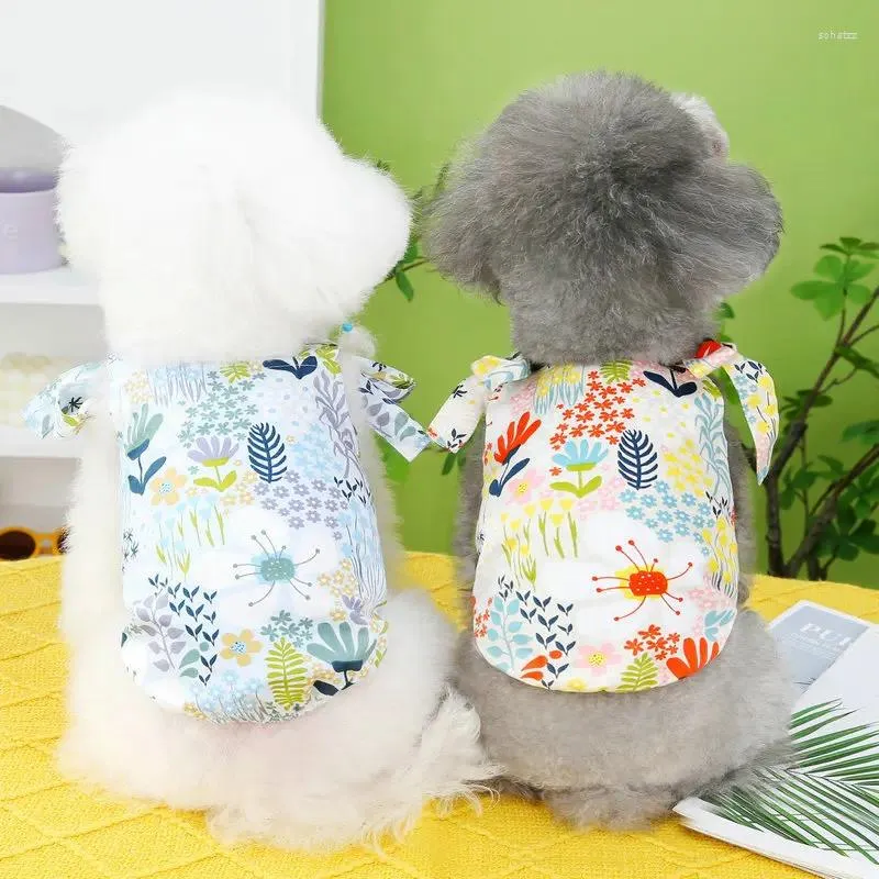 Vêtements pour chiens Gilet d'été Chat Chiot Chemise pour animaux de compagnie Yorkshire Terrier Poméranie Caniche maltais Bichon Vêtements Chihuahua Petit