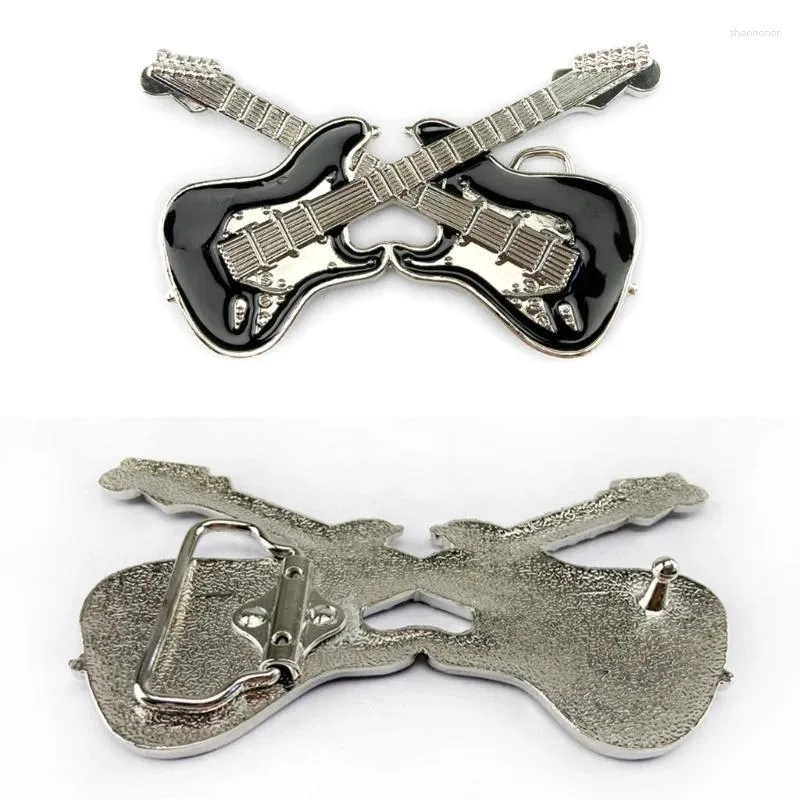 Bälten Rock Metal Guitar Belt Buckle Delicate Accessories Midjeband