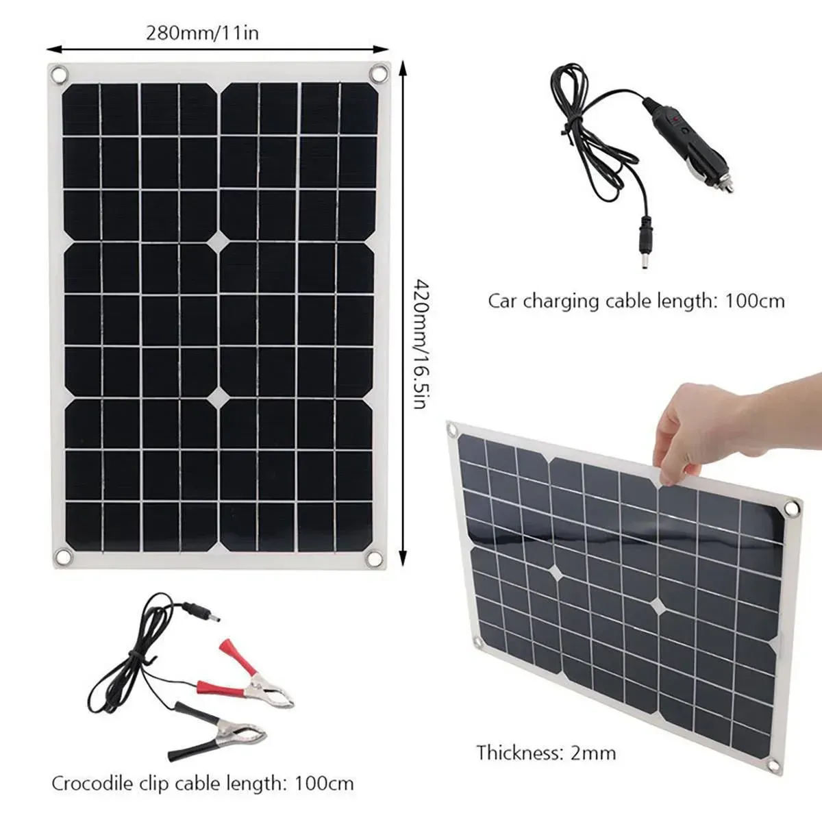 400w8000w draagbare Power Bank, 12v Paneelkit Controller Zonneplaat voor Thuis/camping/rv/auto Snelle Batterijlader