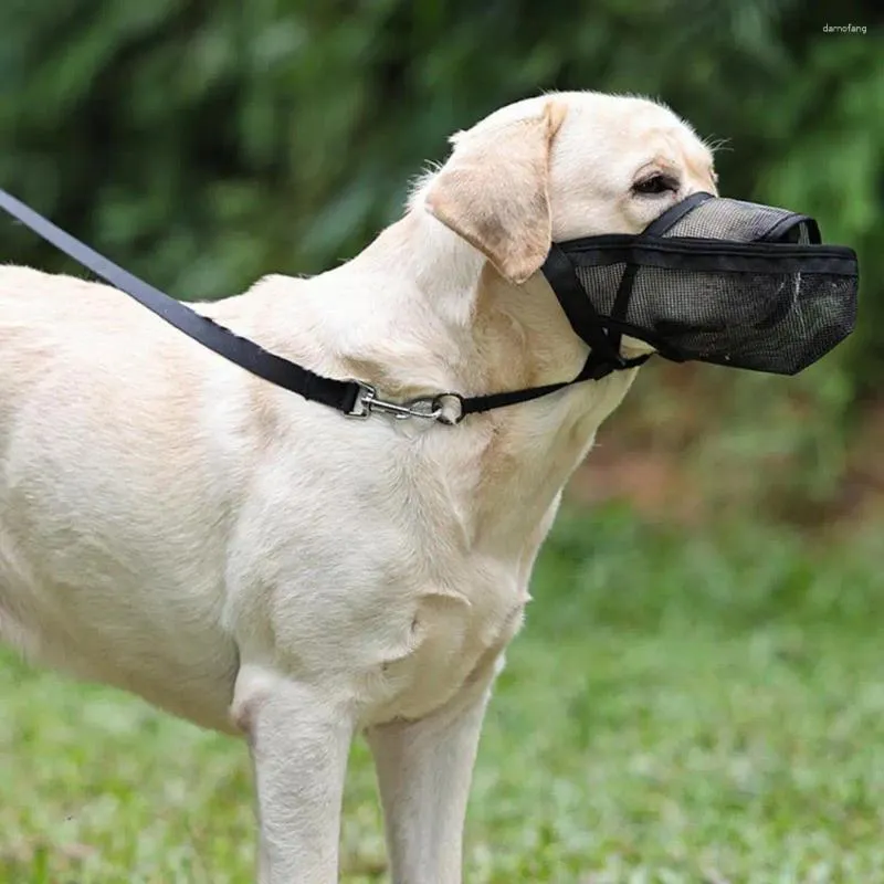 Hundehalsbänder zur Behandlung des Maulkorbs, atmungsaktives Netzgewebe mit vorderer Öffnung für bequemen, sicheren Sitz