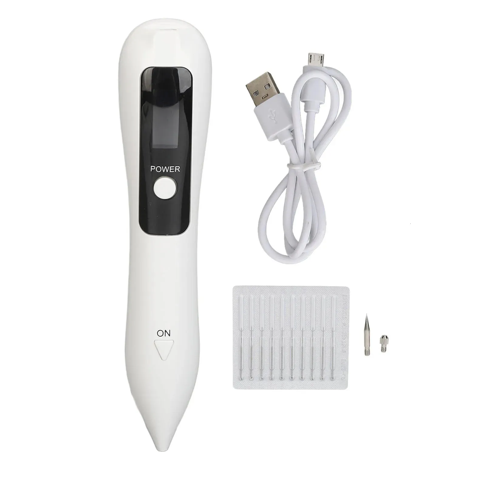 Portable Spot Removal Pen Handheld Freckle 9 Gears LCD Blue Lighting Improve Dark Spots Skin Beauty Device for Home Use 240122